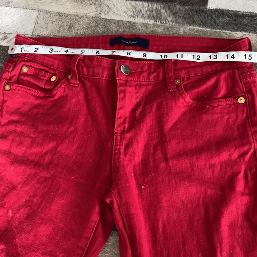 Red skinny jeans - Picture 4 of 5